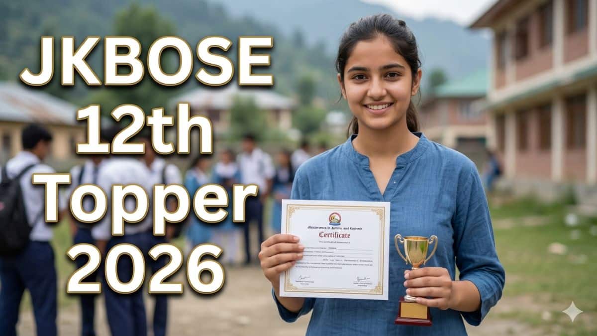 JKBOSE 12th Class Toppers List 2026 - Check Name, Rank, Marks Here